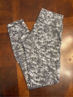 Lululemon Align Leggings Sz 8 Gray White Speckled (Preowned)